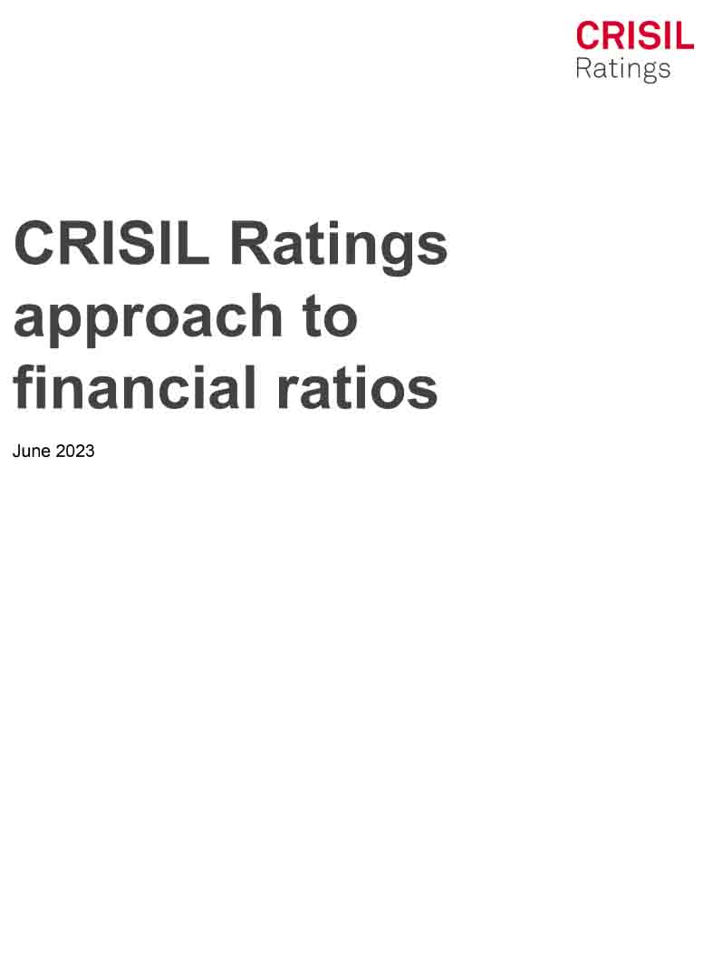CRISIL Ratings  approach to financial ratios