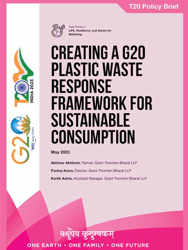 Creating a G20 Plastic Waste Response Framework for Sustainable Consumption