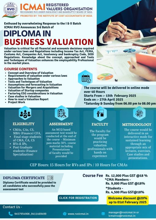 Diploma in Business Valuation