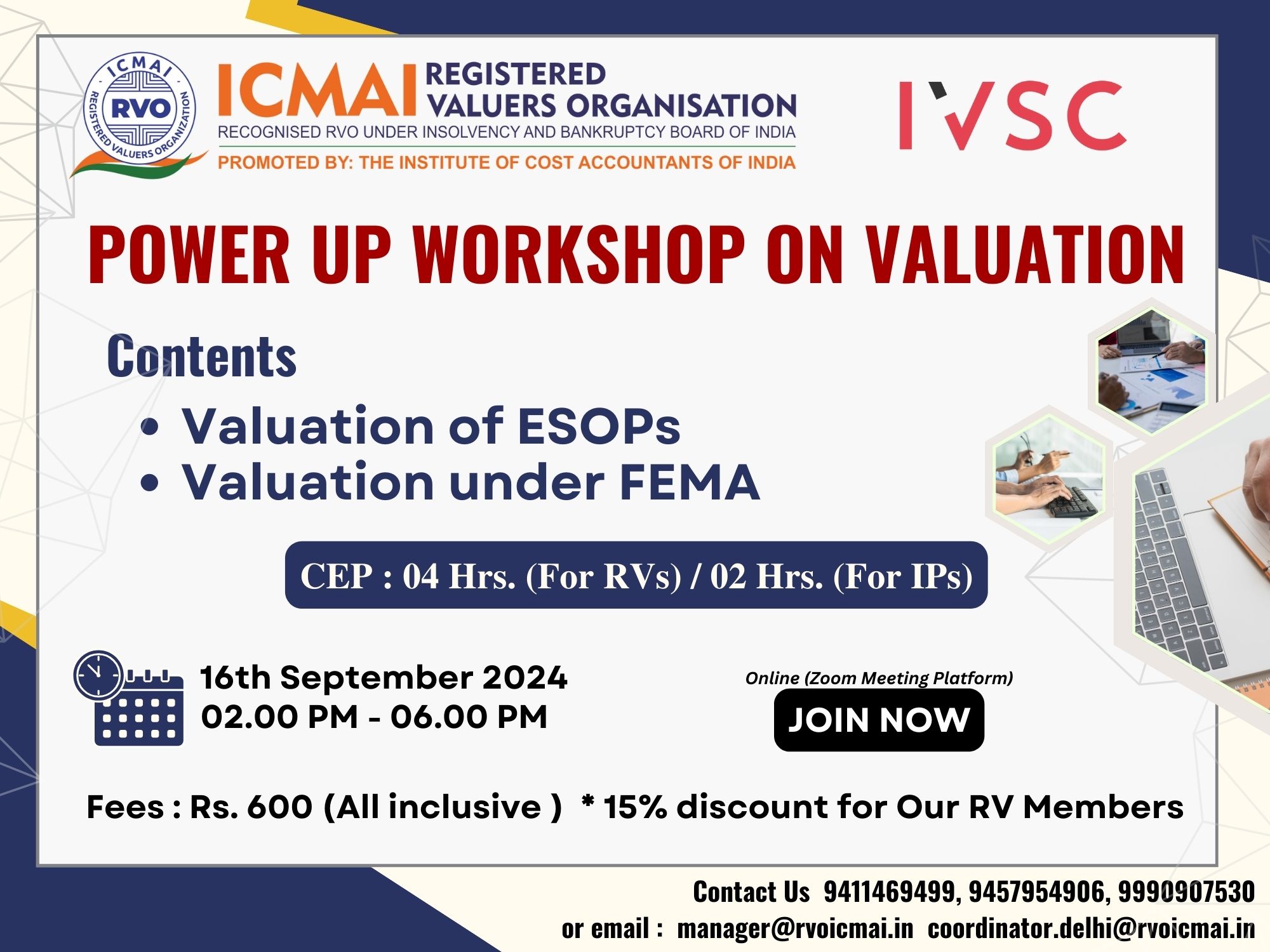 Power Up Workshop on Valuation