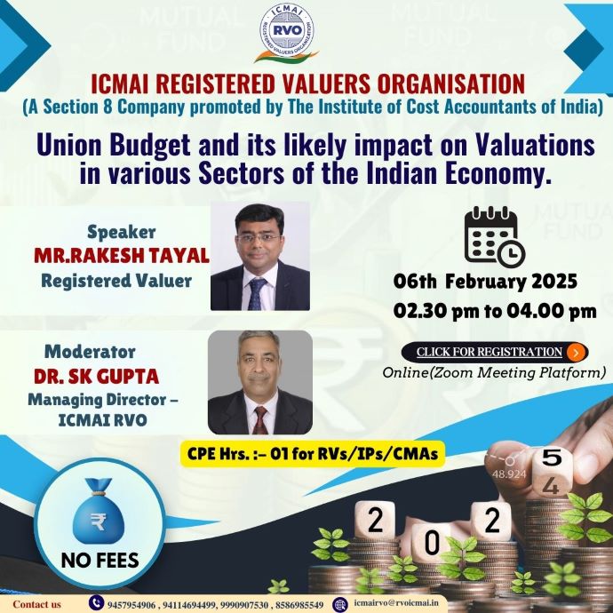 Union Budget and its likely impact on Valuations in various Sectors of the Indian Economy